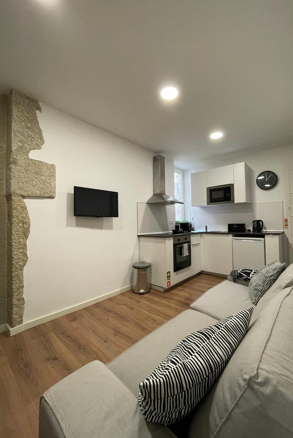 Living room, Communal kitchen