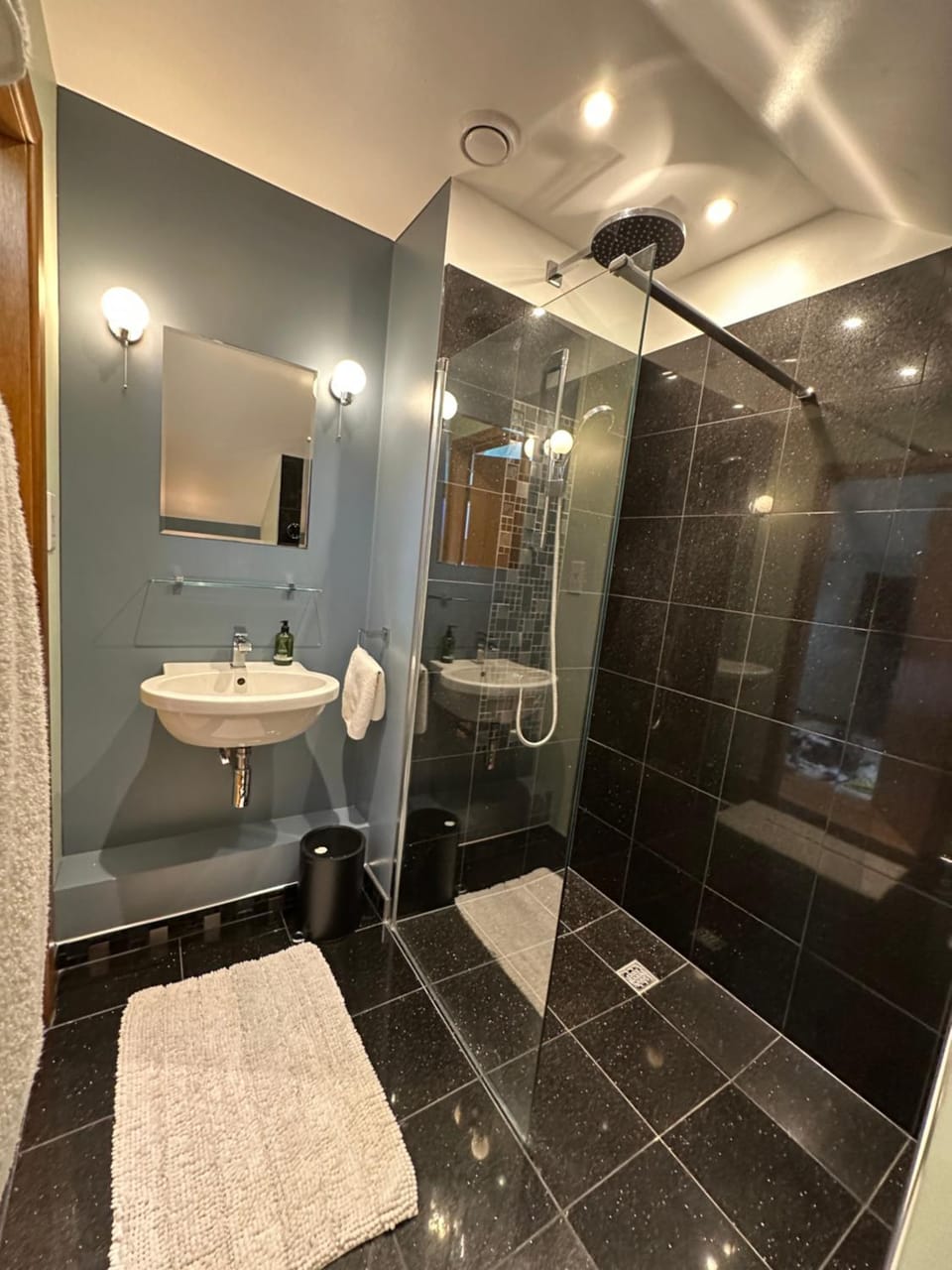 Shower, Toilet, Bathroom, towels