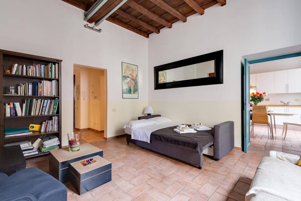 Bed, Living room