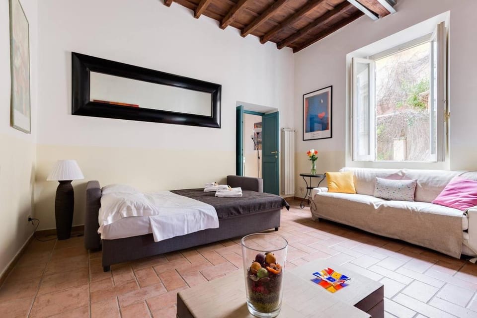 Bed, Living room