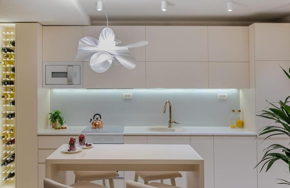 Kitchen or kitchenette, air conditioner