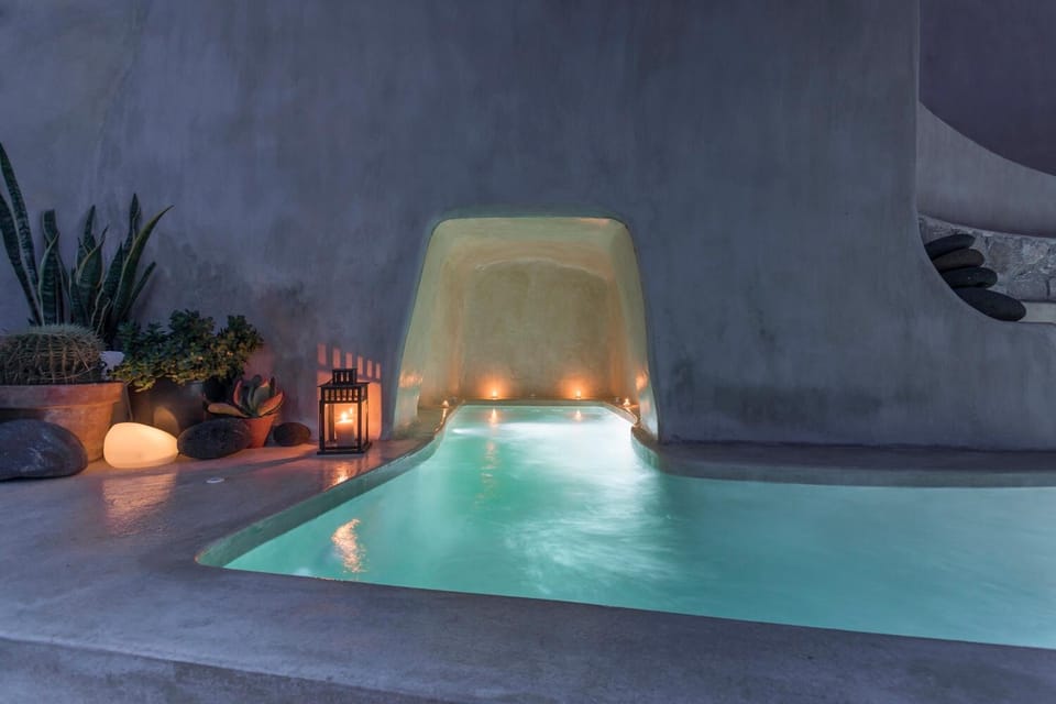 Night, Natural landscape, Hot Tub, Pool view, Swimming pool