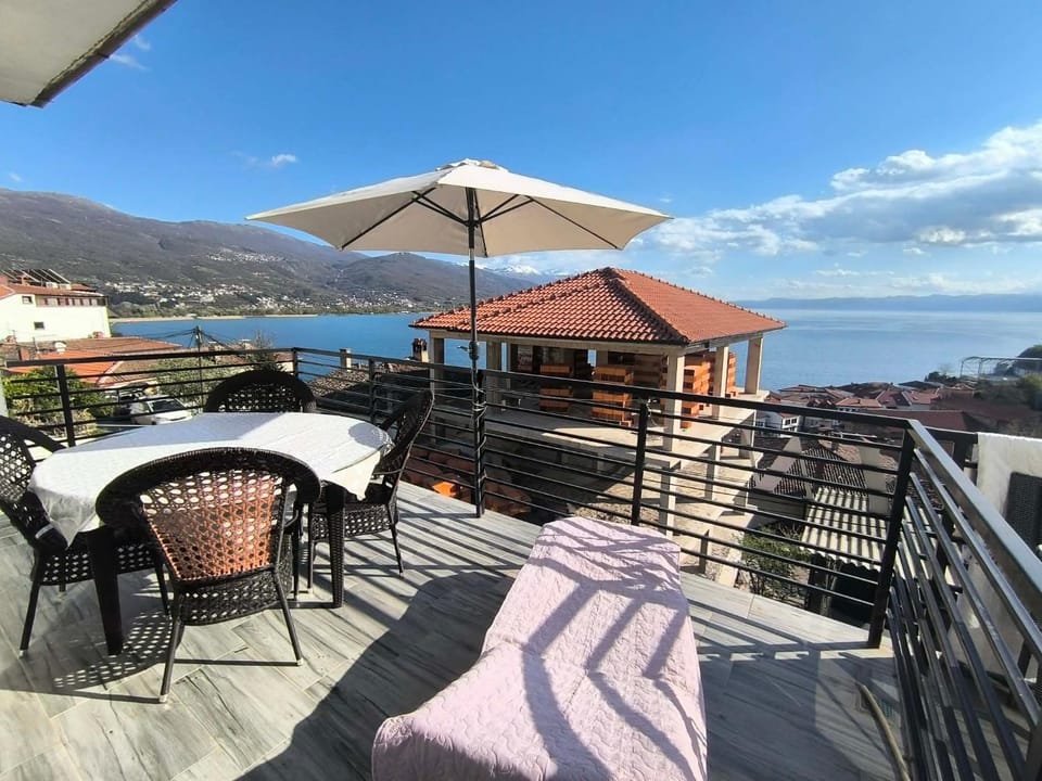 Day, Natural landscape, View (from property/room), Balcony/Terrace, Lake view, Mountain view