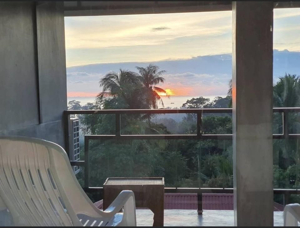 Natural landscape, View (from property/room), Balcony/Terrace, Sunset