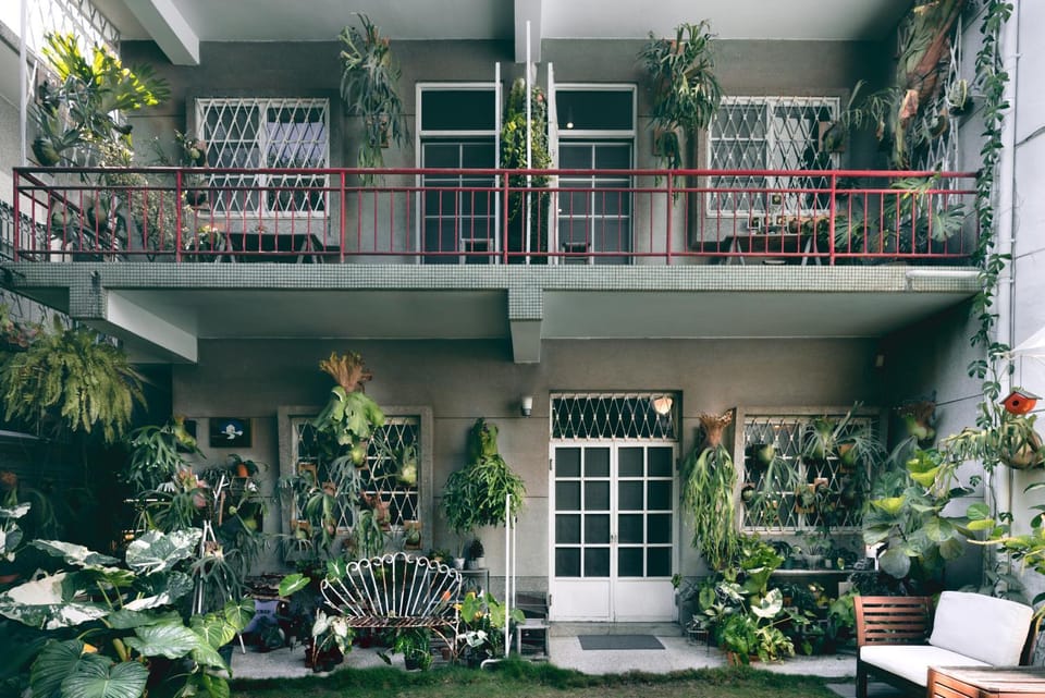 Property building, Garden