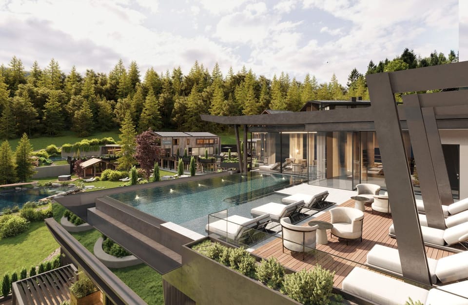 Natural landscape, Garden view, Pool view, Swimming pool, sunbed