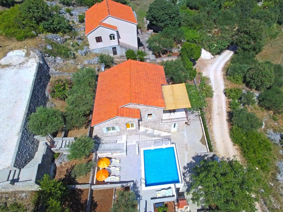Natural landscape, Bird's eye view, Swimming pool, Swimming pool