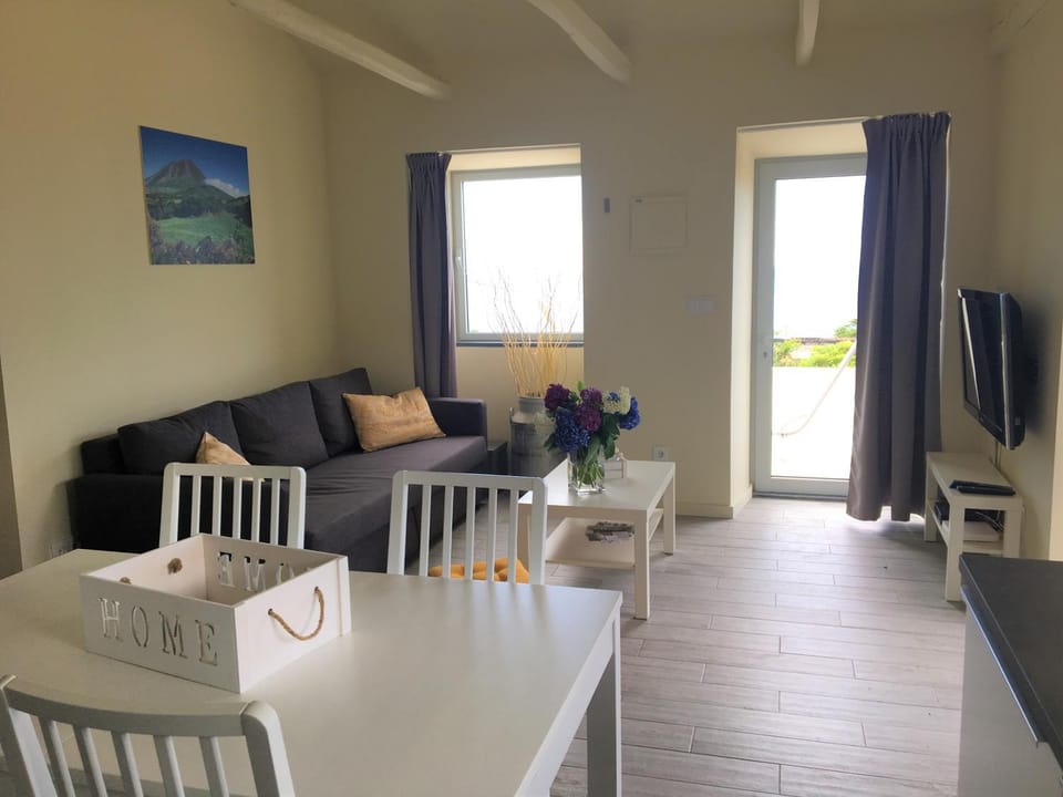TV and multimedia, Coffee/tea facilities, Kitchen or kitchenette, Living room, Dining area, air conditioner