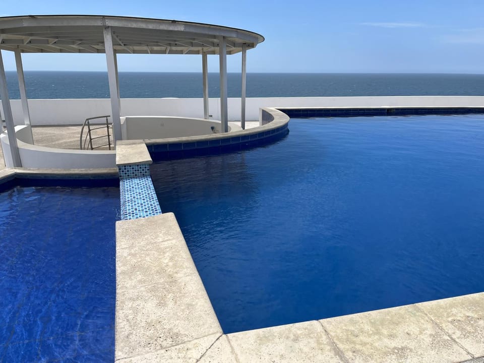 Pool view, Sea view, Swimming pool