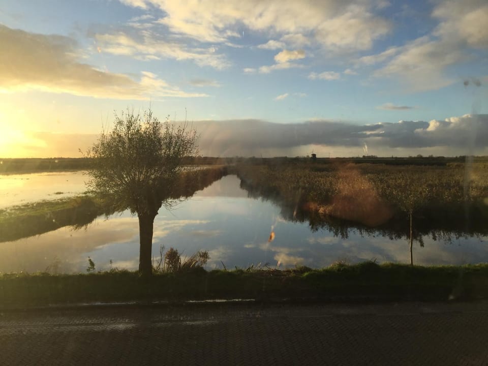 Natural landscape, Lake view