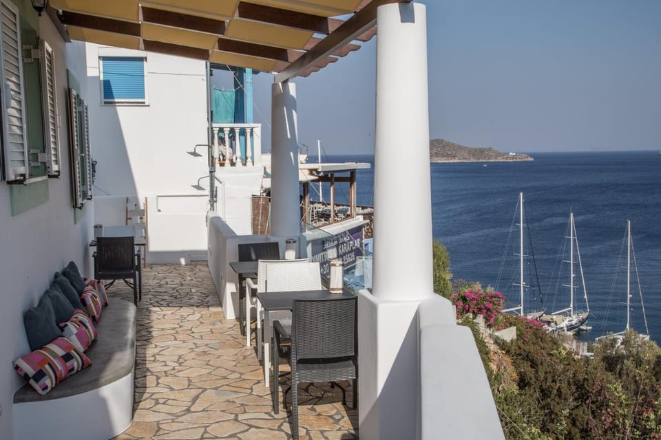 Property building, Restaurant/places to eat, Day, Bird's eye view, Summer, View (from property/room), Balcony/Terrace, Dining area, Sea view, Breakfast