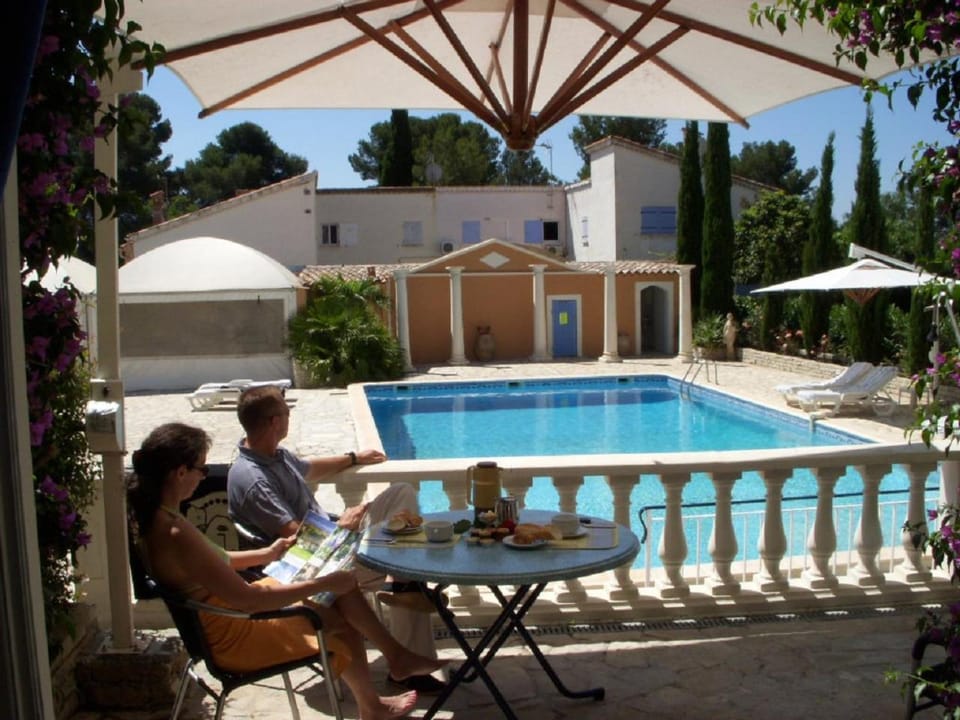Swimming pool, Breakfast