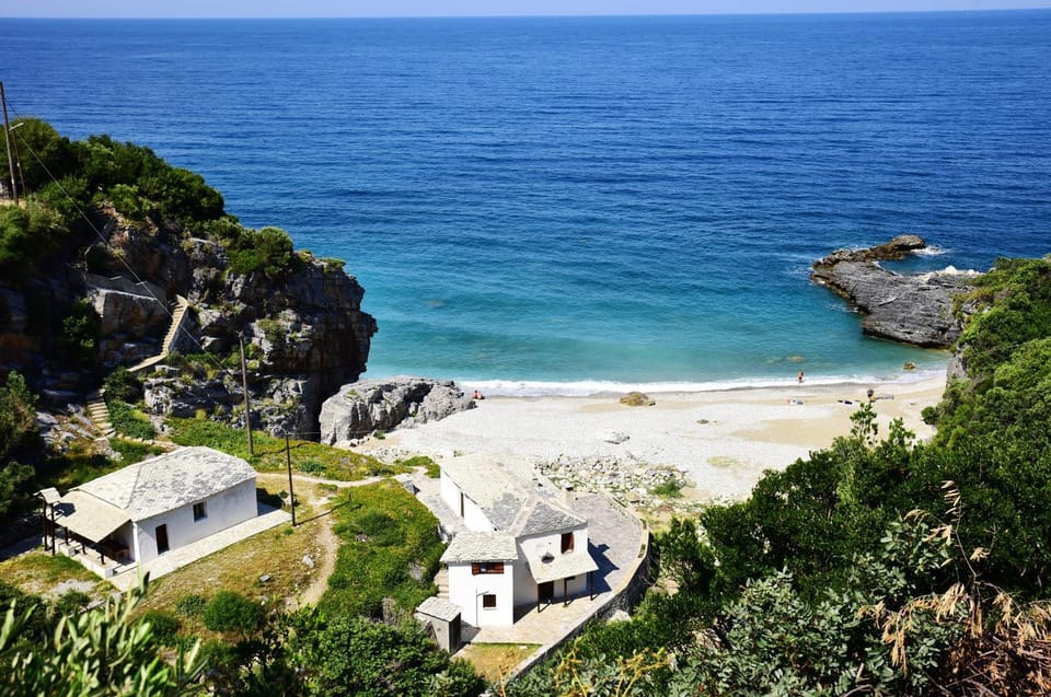 Day, Natural landscape, Bird's eye view, Summer, Beach, Mountain view, River view, Sea view