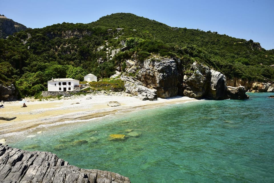 Natural landscape, Fishing, Beach, Mountain view, Sea view