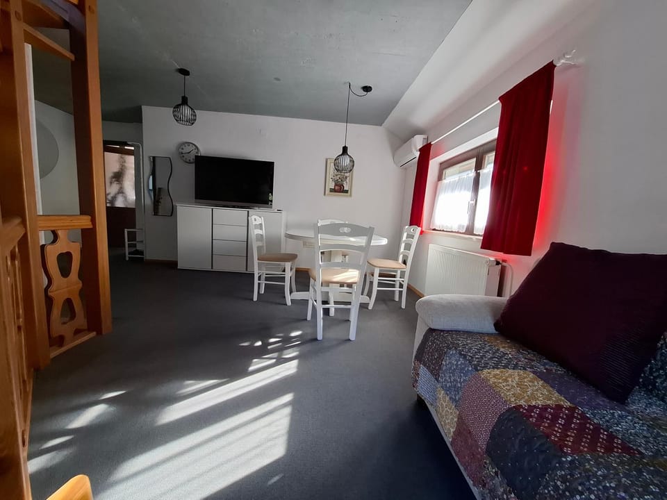Living room, Dining area, air conditioner