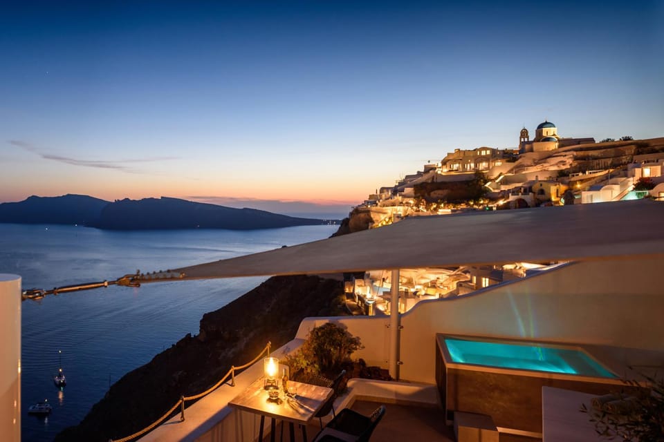 Night, Balcony/Terrace, Sea view