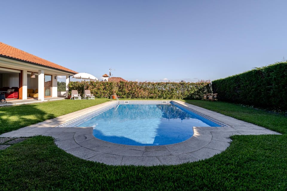 Property building, Living room, Swimming pool