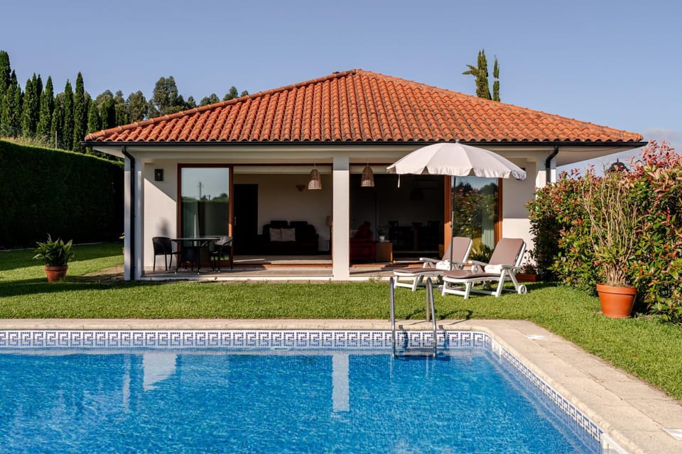 Property building, Living room, Swimming pool