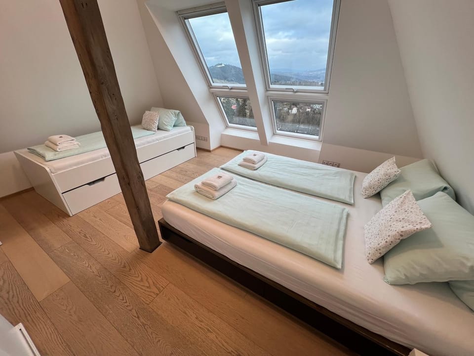Bed, View (from property/room), Bedroom