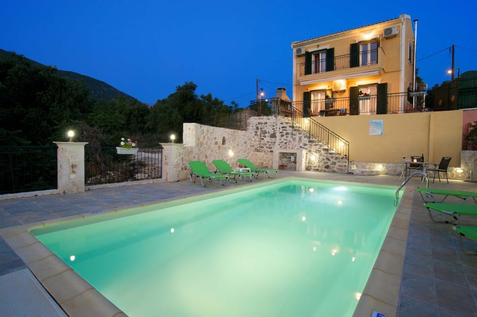 Night, Swimming pool, Swimming pool
