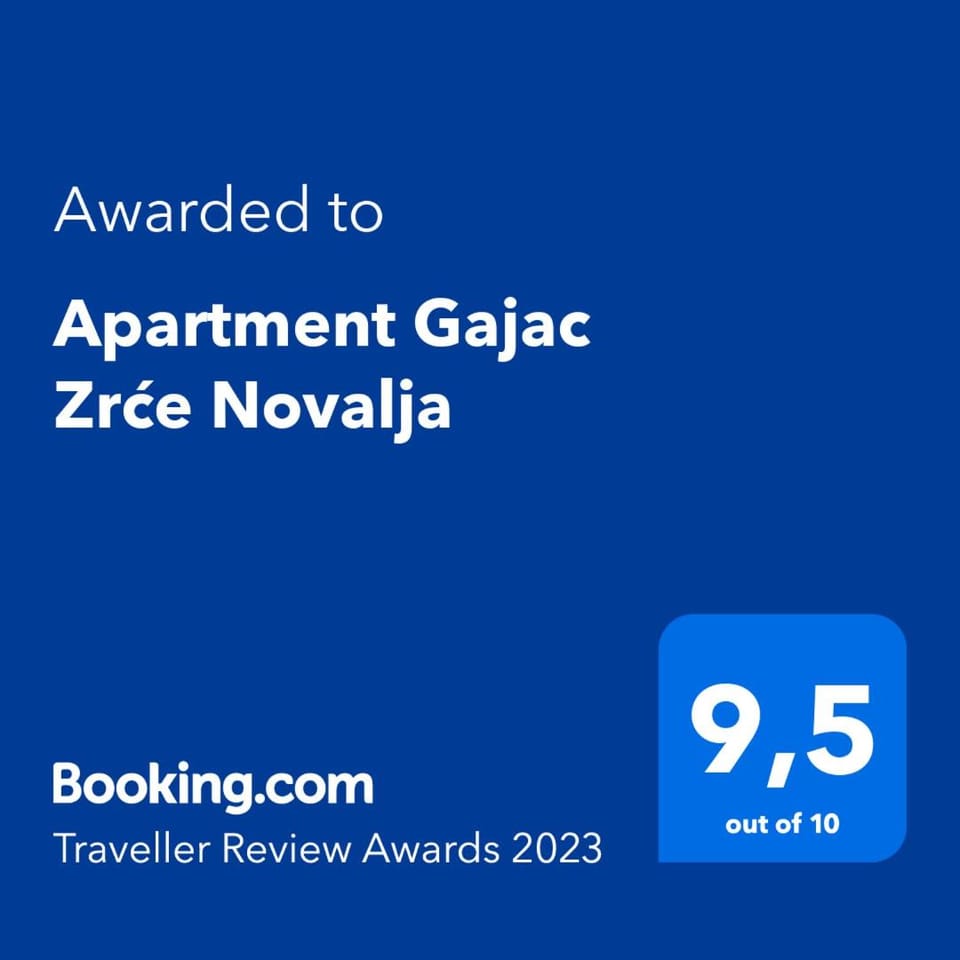 Apartment Gajac Zrće Novalja Apartment in Novalja