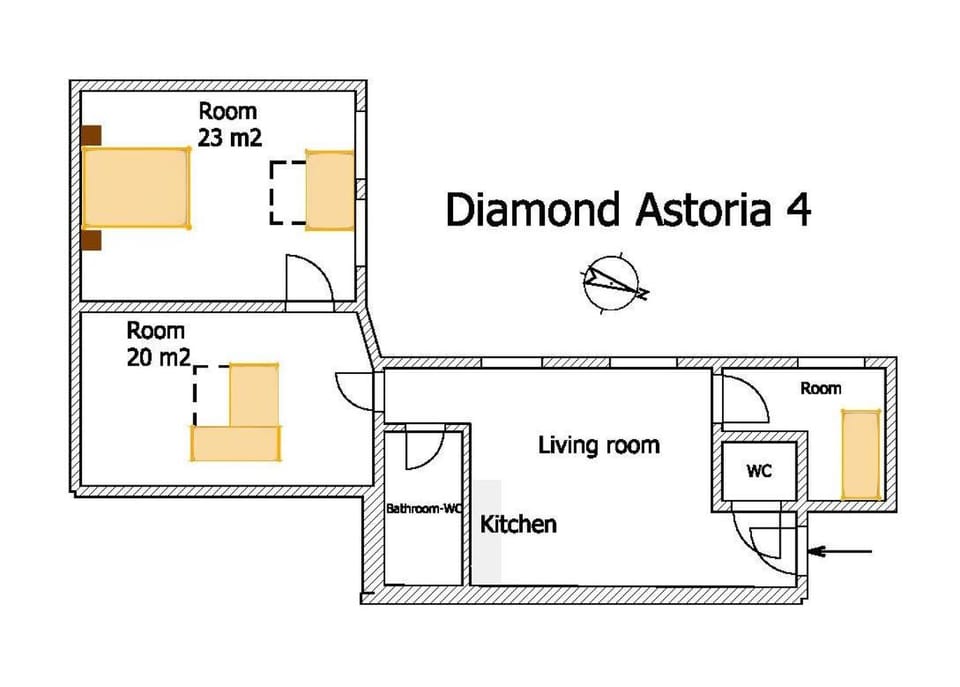 Diamond Astoria 4 Apartment in Budapest
