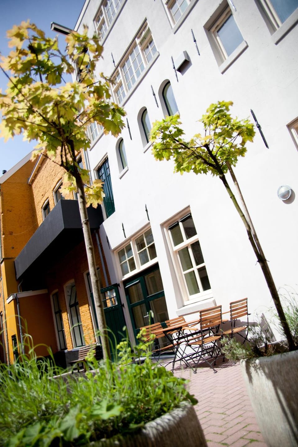 Property building, Patio, Day
