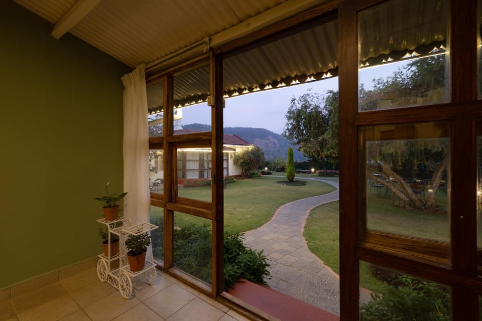 Night, Natural landscape, Garden, Garden view