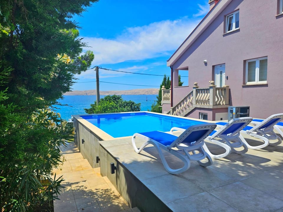 Beachfront Apartments Baricevic with Pool Apartment in Lika-Senj County