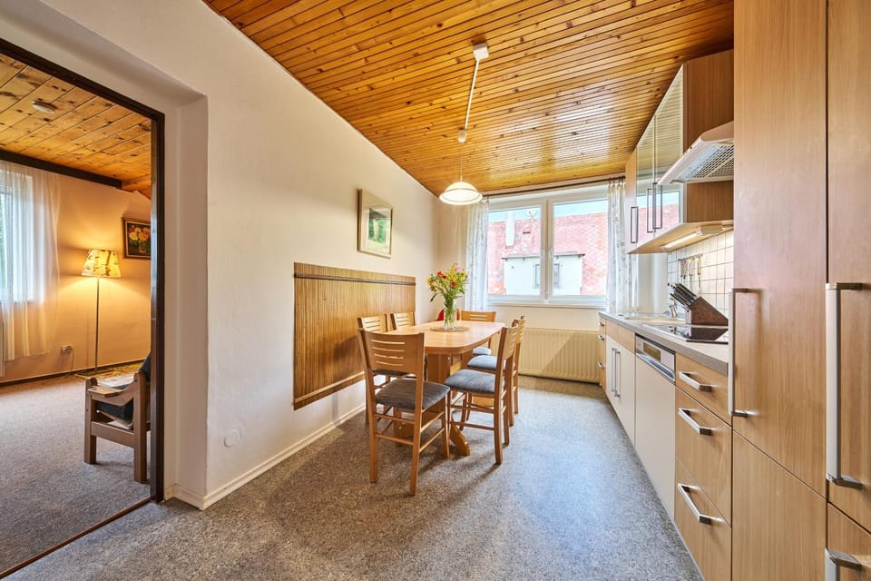 Kitchen or kitchenette, Living room, Seating area, Dining area, oven, stove