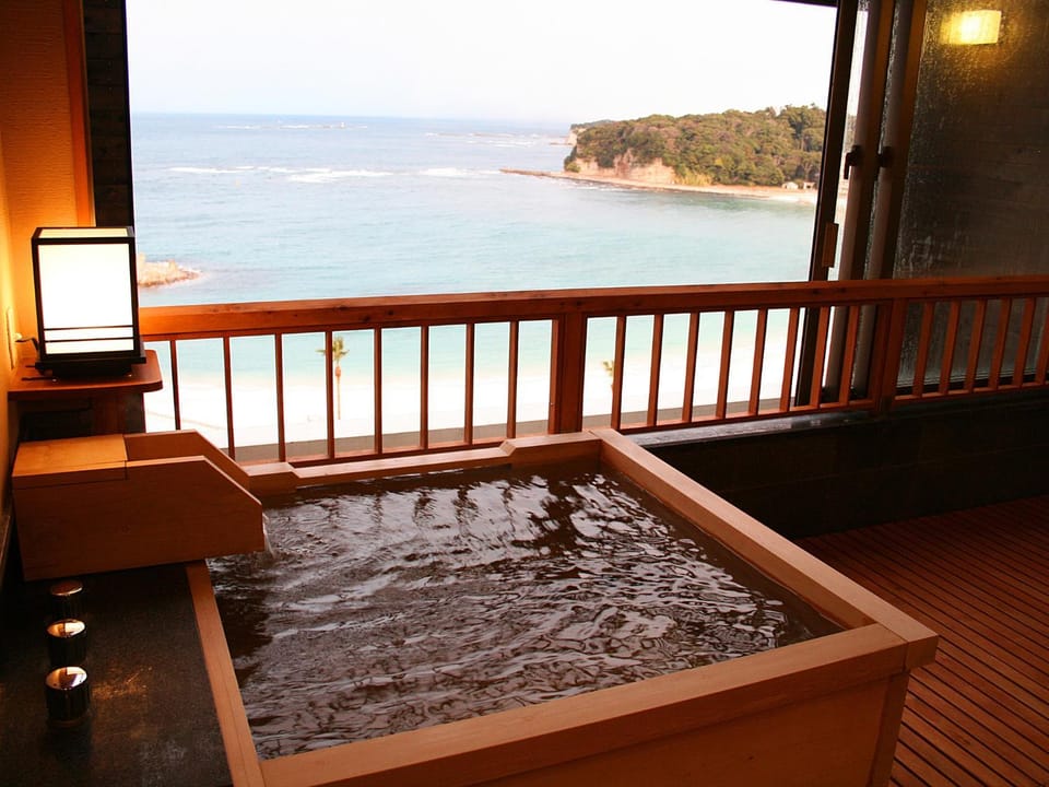 Hot Spring Bath, Sea view, Open Air Bath