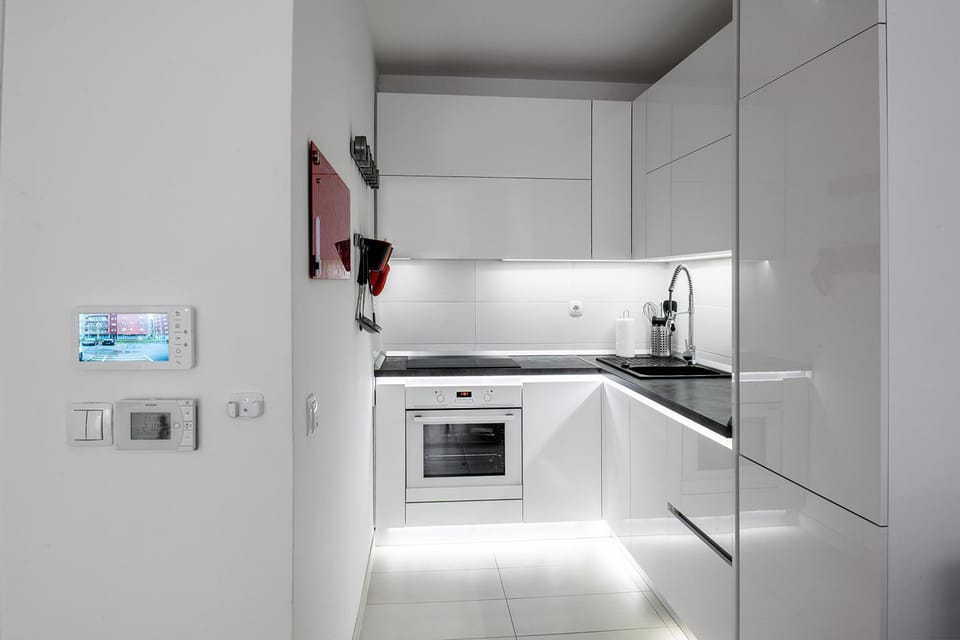 Property building, Kitchen or kitchenette, oven, stove