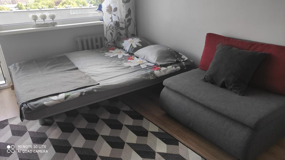 Bed, Seating area, Bedroom