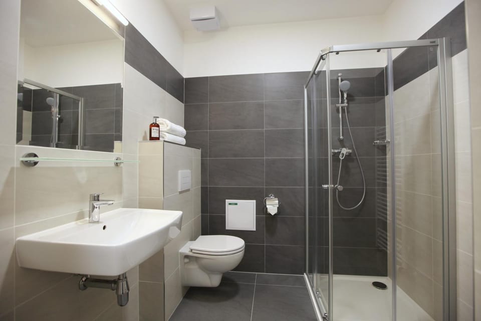 Shower, Toilet, Bathroom, towels
