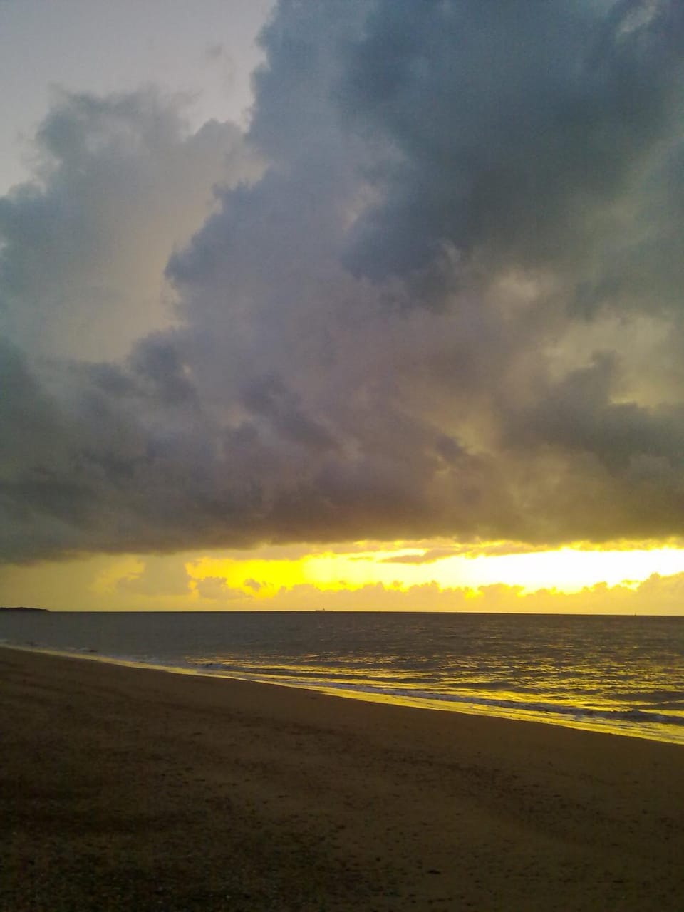 Natural landscape, Beach, Sunset