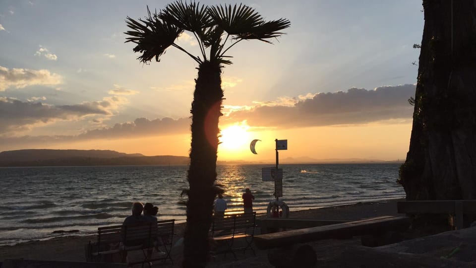 Natural landscape, Beach, Sunset