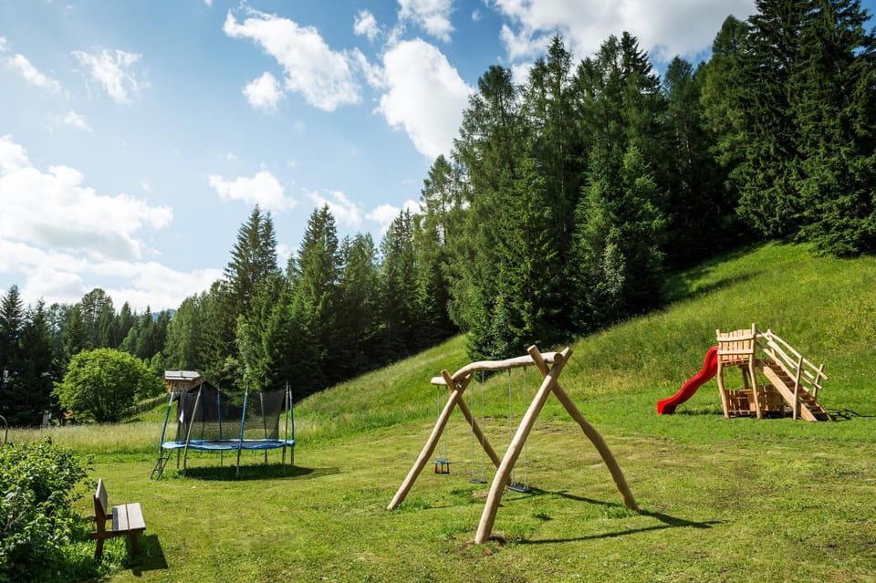 Natural landscape, Summer, Children play ground, Mountain view