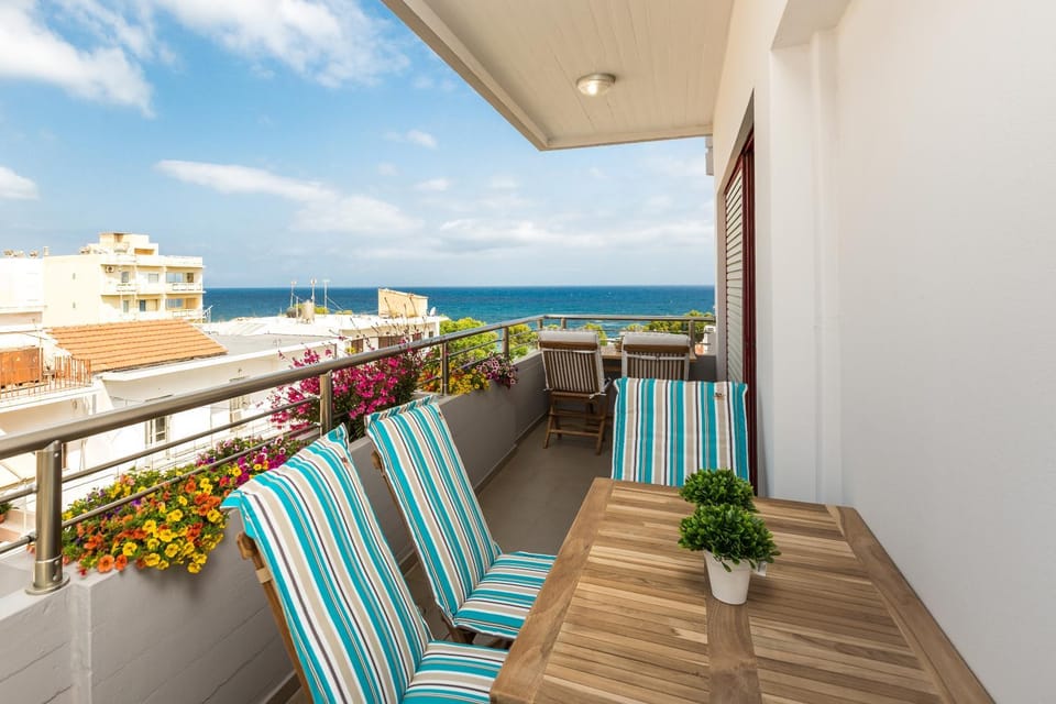 Bird's eye view, Balcony/Terrace, Sea view
