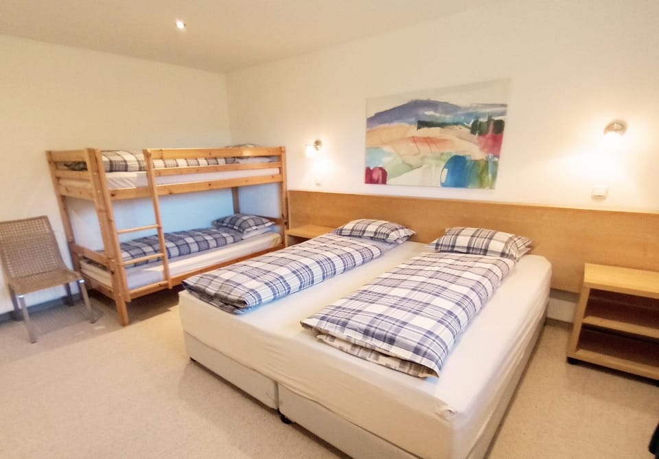 Bed, Photo of the whole room, Bedroom, bunk bed