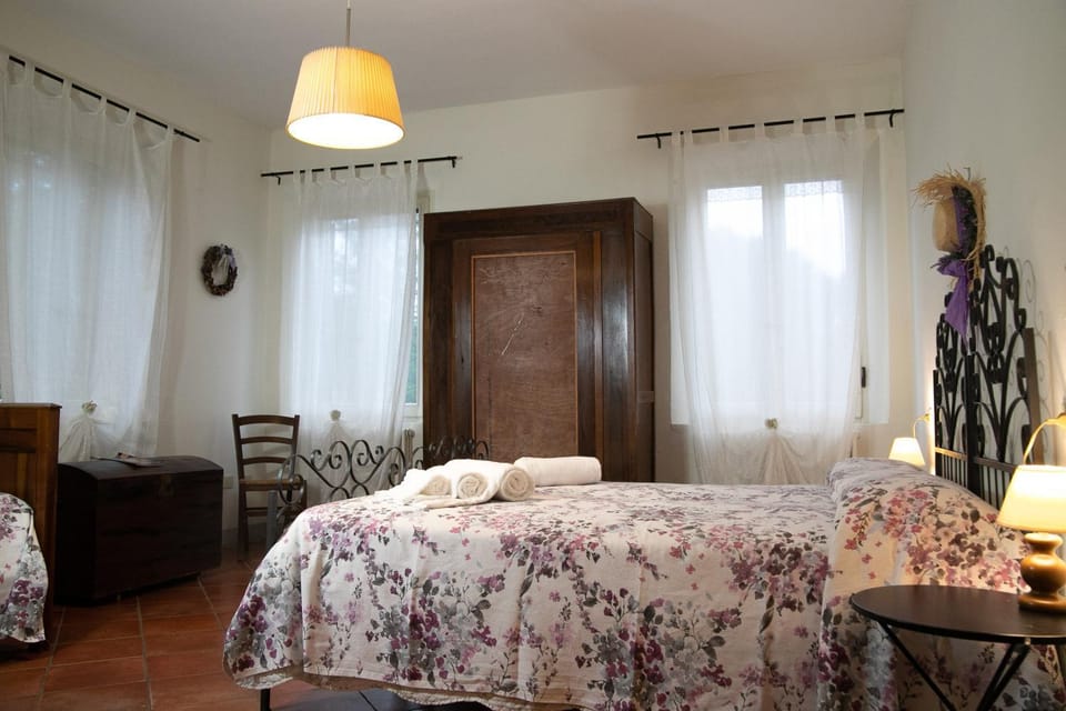 Bed, Photo of the whole room, Bedroom, towels, wardrobe