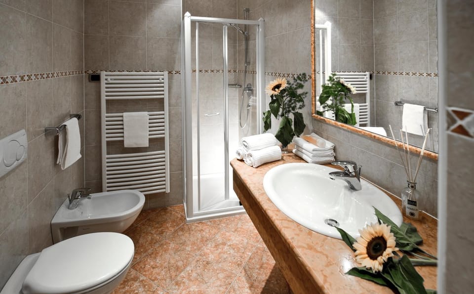 Shower, Toilet, Bathroom, bidet, towels