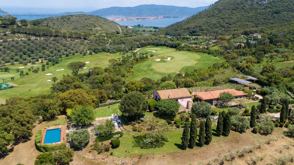 Bird's eye view, Garden, Golfcourse