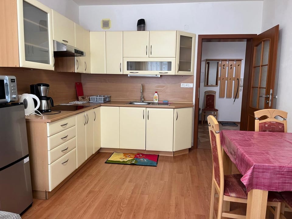 Living room, kitchen