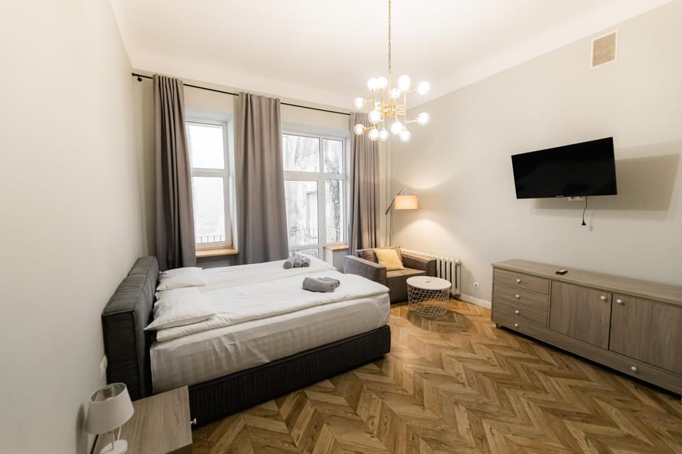 Apartments JustLvivIt at the Rynok Square Apartment hotel in Lviv
