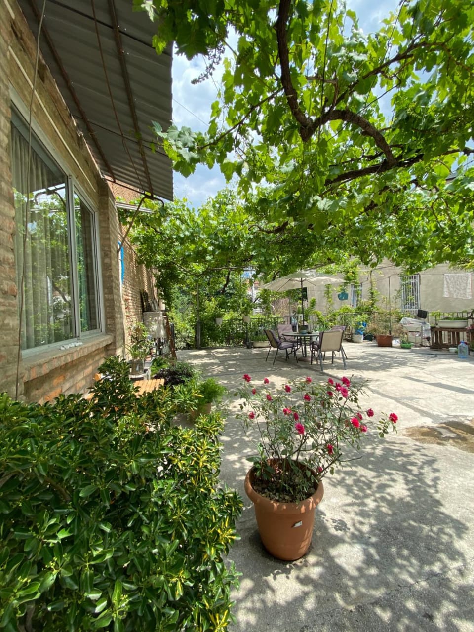 Property building, Garden, Balcony/Terrace, Garden view
