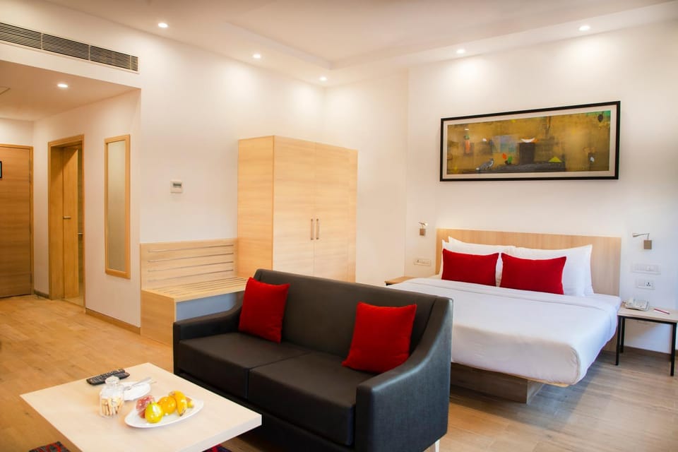 Seating area, Bedroom