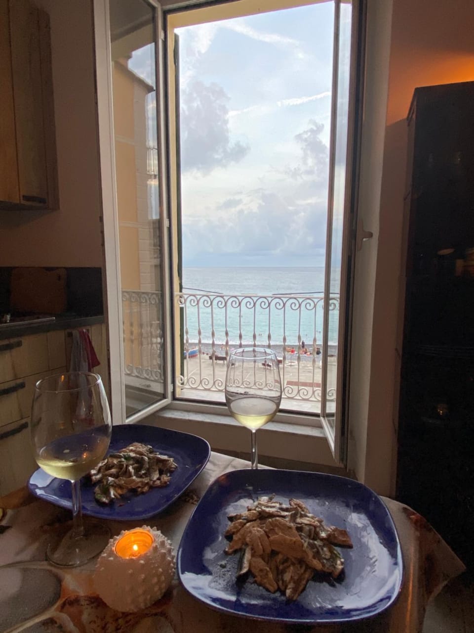 the sea at .. house Apartment in Camogli