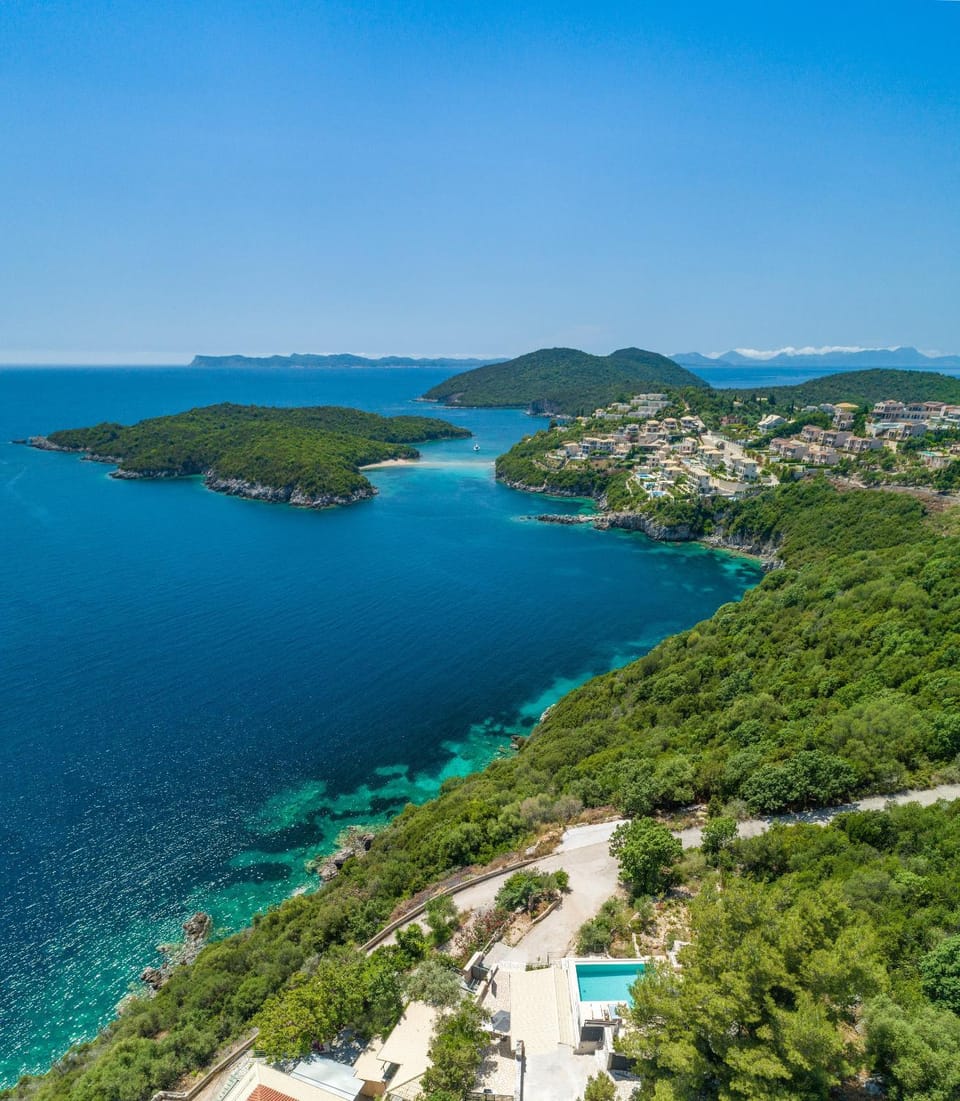 Neighbourhood, Natural landscape, Bird's eye view, Beach, Mountain view, Pool view, Sea view, Swimming pool, Swimming pool