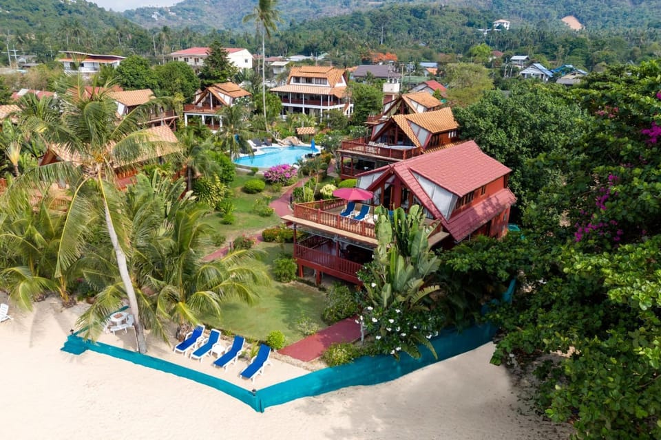Property building, Bird's eye view, Pool view