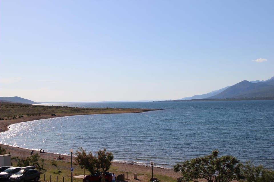 Day, Natural landscape, Beach, Mountain view, Sea view